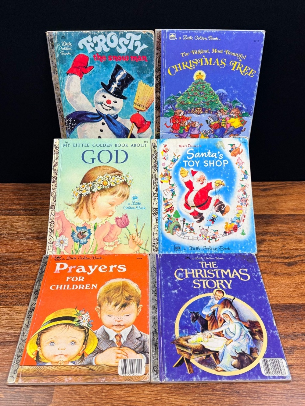 1950-1976 WESTERN PUBLISHING COMPANY A Little Golden Book Lot (6 Books) - Picture 1 of 15